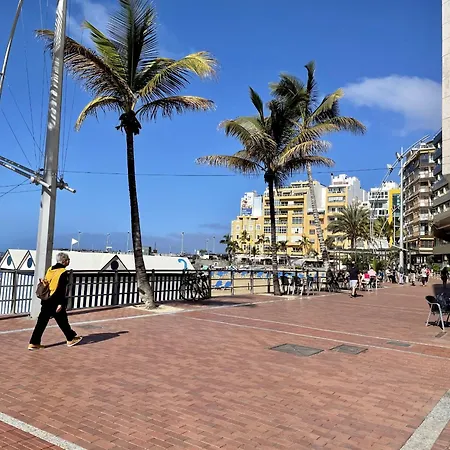 Hfg Loft Moderno Con Terraza En Calle Peatonal Junto A Canteras Lägenhet