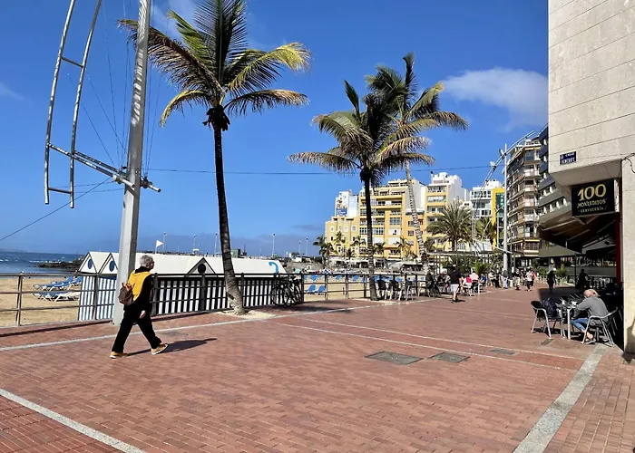Hfg Loft Moderno Con Terraza En Calle Peatonal Junto A Canteras Lägenhet